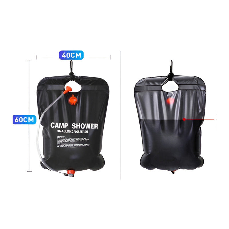 Ducha Portátil Camping Playa 20 L Exterior Compacta