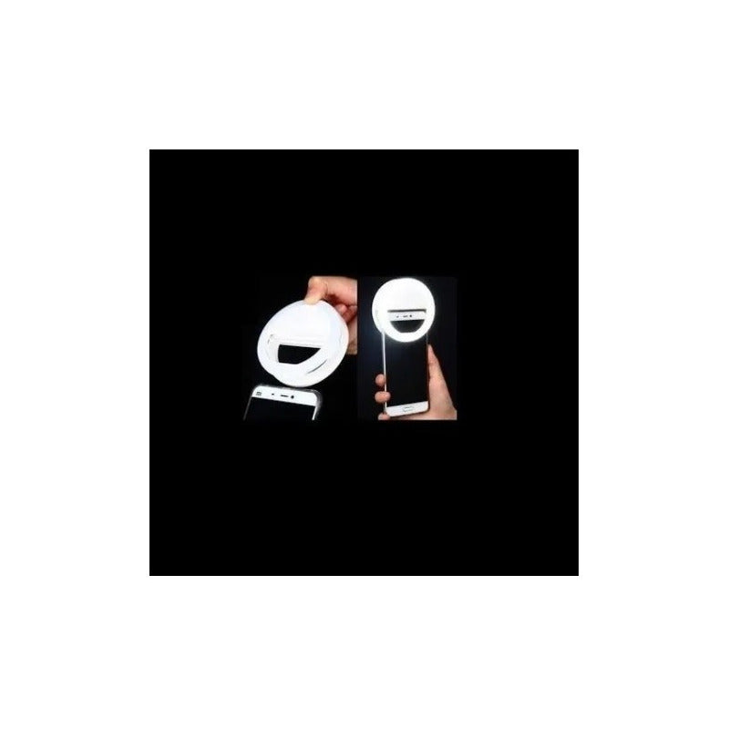 Aro De Luz Led Para Celulares Recargable 3 Tipos De Luz Usb