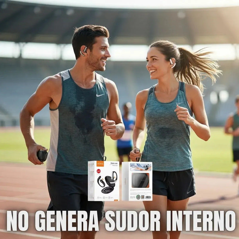 Audifonos Deportivos Vidvie Oido Abierto Open Ear Bluetooth Negro