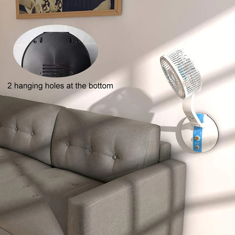 Ventilador Portatil Usb Silencioso Potente Mesa Escritorio 18 Cm Dorado Rojo Plástico 3