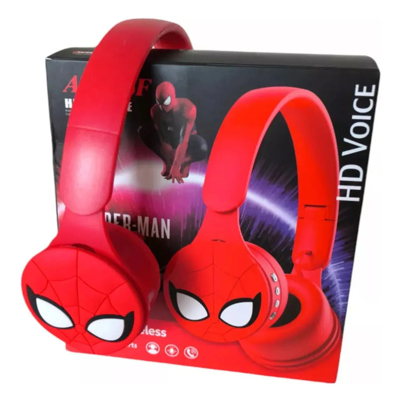 Audífonos Inalámbricos Con Micrófono Para Niños Bt Spider Man