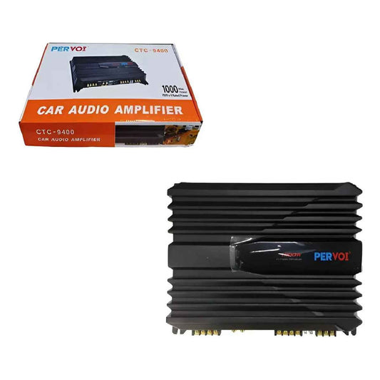 Amplificador De Audio Pervoi 1000w Sonido Para Autos Negro