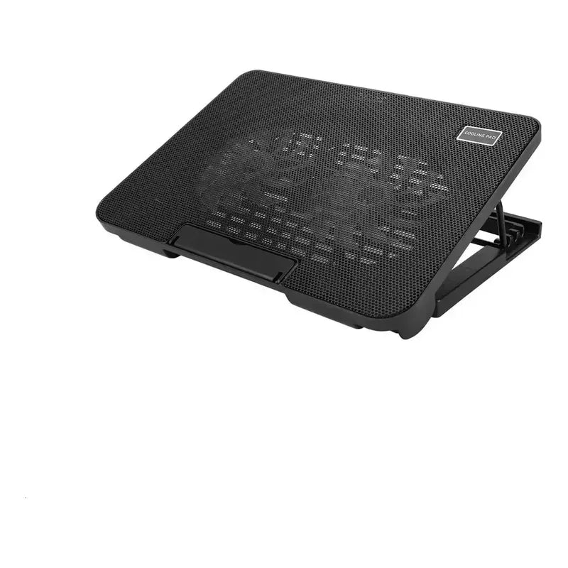 Alzador Pc Enfriador Notebook Mesa Ventilador Cooler Gamer Negro Azul