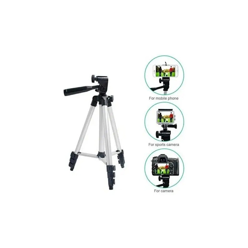 Trípode Gen 3110 Aluminio Telescópico Para Cámaras Celulares 102cm