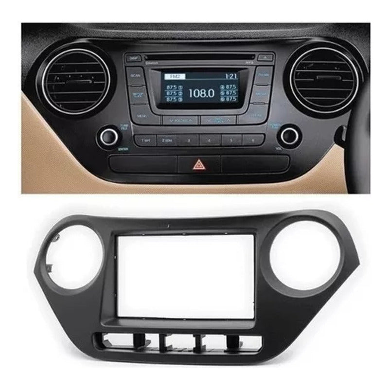 Adaptador Bisel Radio Hyundai I10 2014 Up 9 Pulgadas
