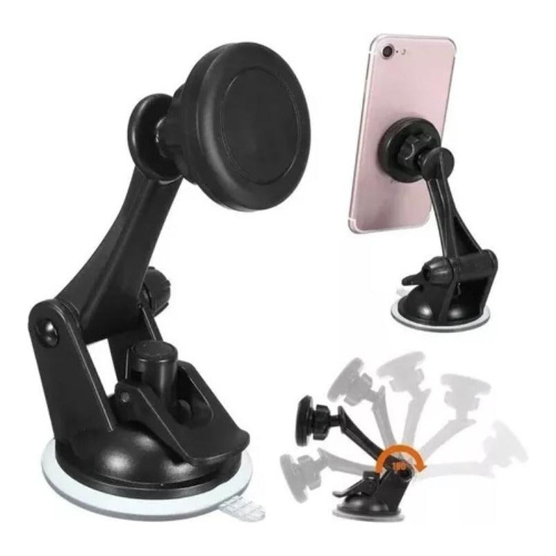 Soporte Para Telefono Base Porta Celular Auto Iman Incluido