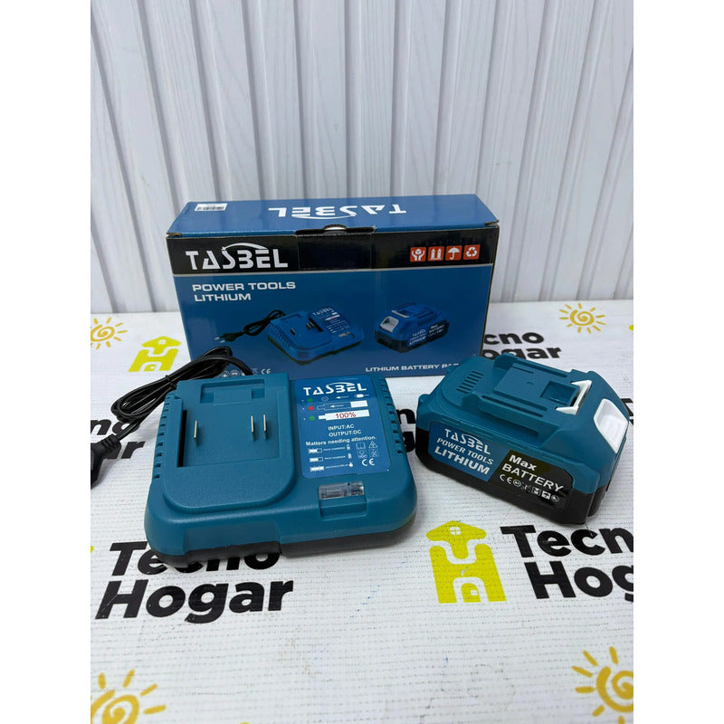 Cargador Y Bateria Para Herramientas Tasbel Taladro Esmeril
