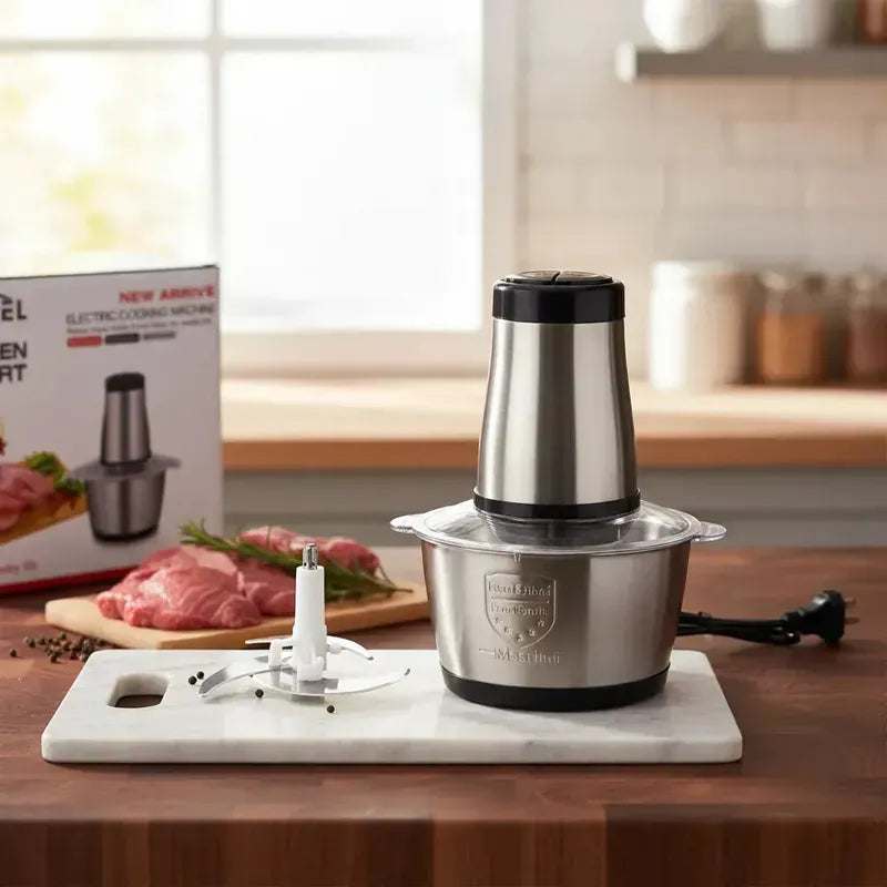 Picadora De Carne Verduras Acero Inoxidable Potente Resisten