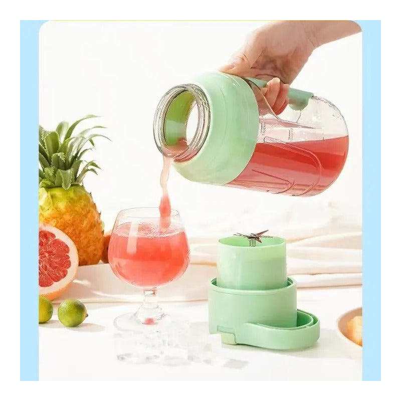 Batidora Portatil 1.5 Lts Licuadora Juguera Recargable Variados