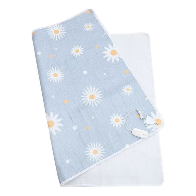 Cobertor Calienta Cama Eléctrico Ligero Calefactor  Gris Oscuro