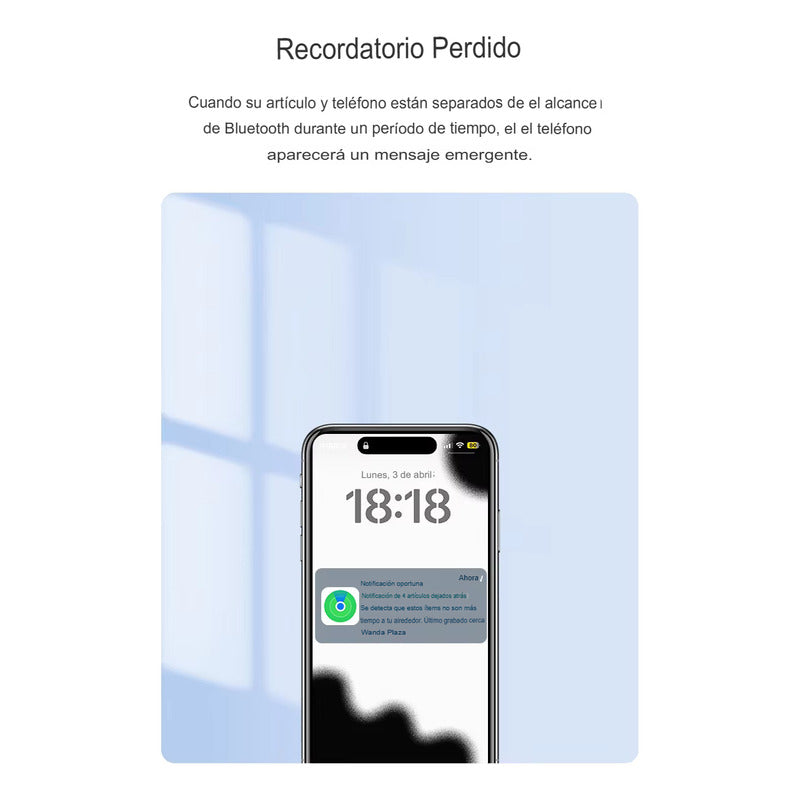 Rastreador Smart Tag Localizador Gps Compatible Con iPhone