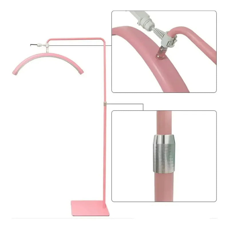 Lámpara Led Lashista Media Luna Pestañas Cejas Manicure Uñas