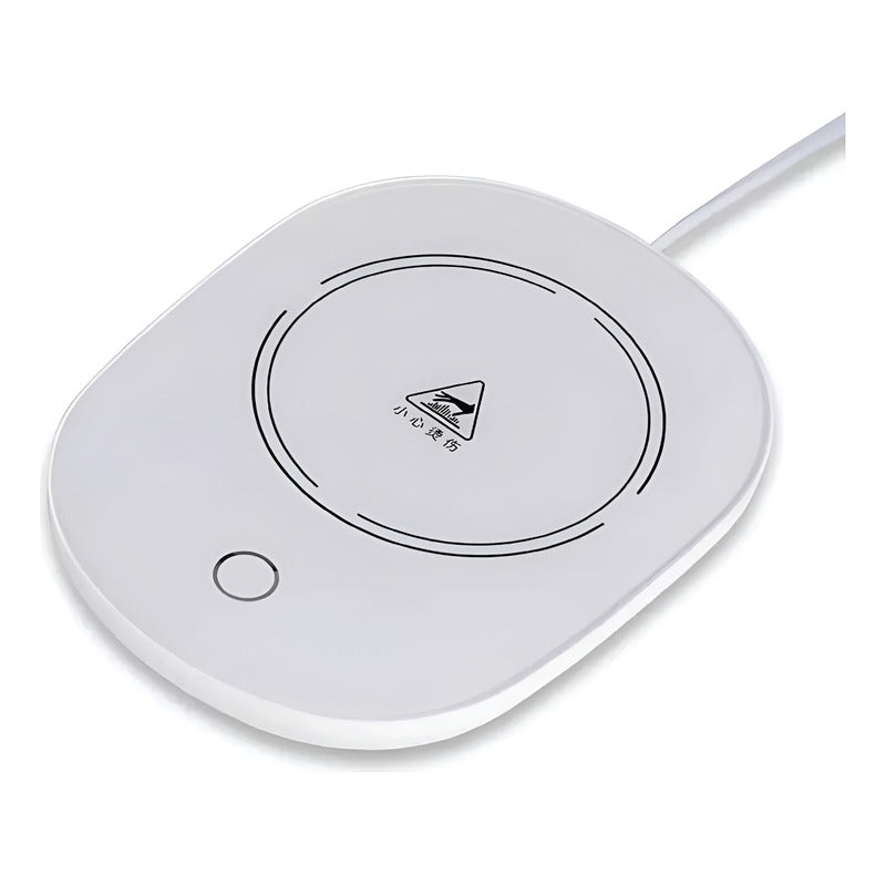 Calentador De Tazas Cafe Almohadilla Calefactora Eléctrica Negro Liso