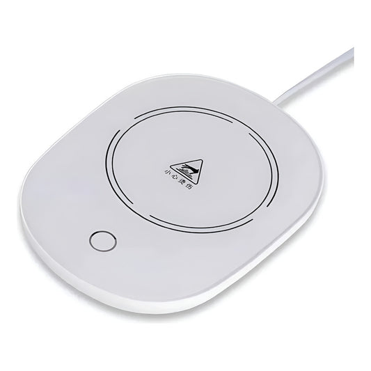 Calentador De Tazas Cafe Almohadilla Calefactora Eléctrica Negro Liso