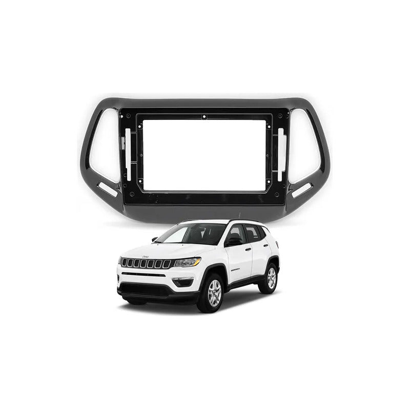Bisel Adaptador Radio Android 10 Pulgadas Jeep Compass +2017