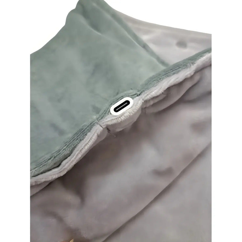 Almohadilla Manta Cama Calienta Cuerpo Manos Espalda Usb 5v Color Gris Guatero/manta