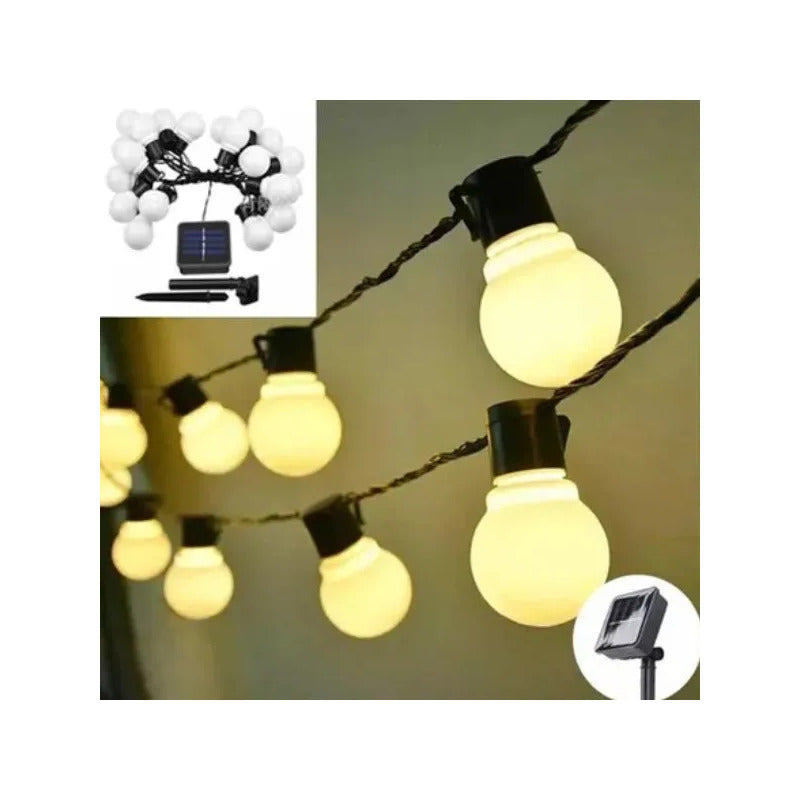 Pack X 2 Luces Solares Navidad Guirnalda  Varios Modelos