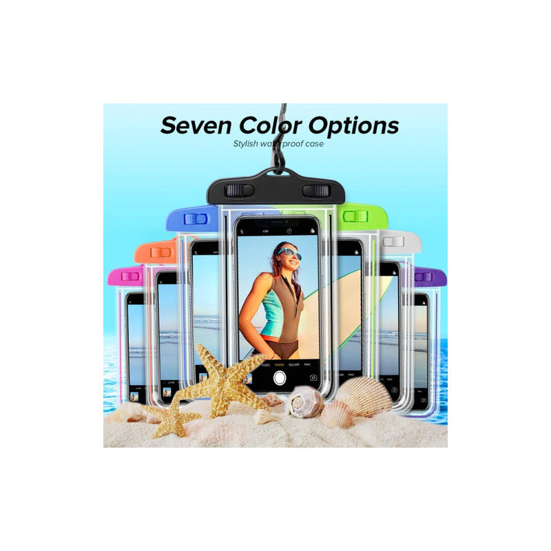 Funda Impermeable Para Teléfono Celular Para Buceo, Lluvia, Piscina, Color Verde