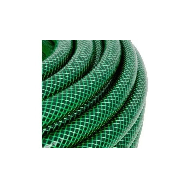 Manguera Reforzada 1/2 Pulgada 20 Mts Mas Pistola Y Acoples Verde