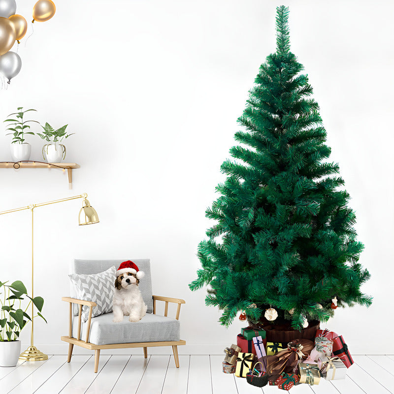 Árbol De Navidad Qatarshop Verde 2.10m Desmontable Pvc 1000 Ramas