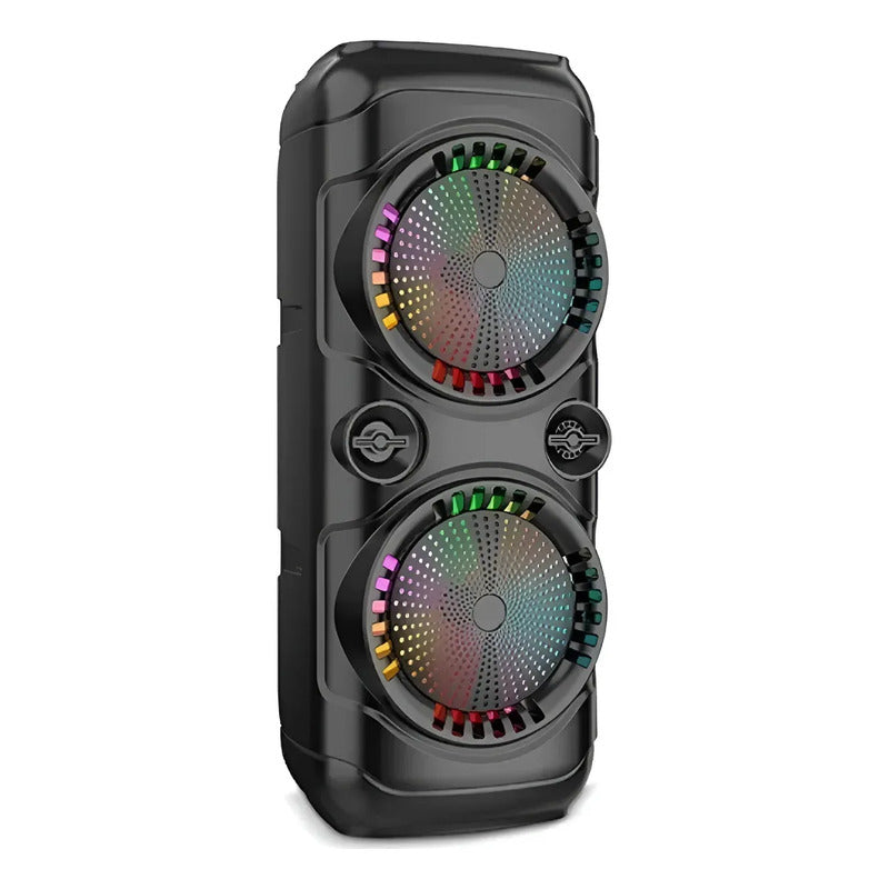Parlante Bluetooth Portátil Tecnohogar Con Led Y Micrófono 65cm