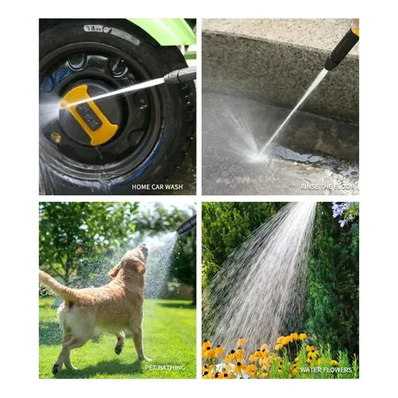 Set Boquilla Alta Presión Pistola Manguera Riego Auto Jardin