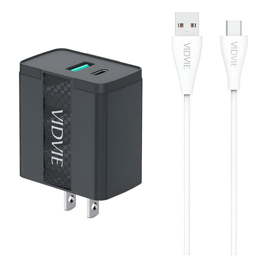 Cargador Carga Rapida Compatible Con Samsung Tipo C 1 Mts Blanco