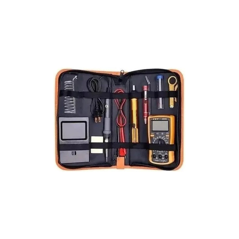 Cautin Soldadura Kit Accesorios 60w Temperatura Regulable