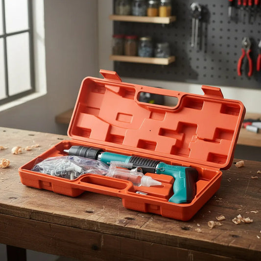 Set De Pistola De Clavos Ajustable Con Descarga Automatica