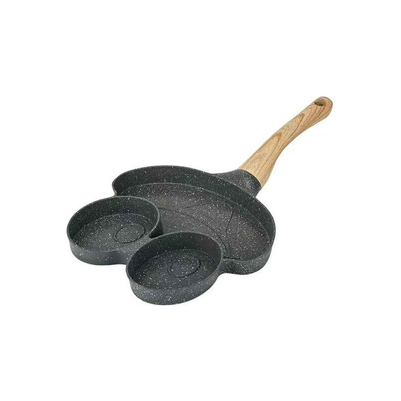 Sarten Multiuso Antihaderente Para Huevos Fritos Y Tortillas Gris