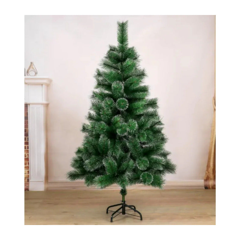 Arbol De Navidad Nevado 2.10mts Arbol Decorado Con Nieve Nevado 210cm