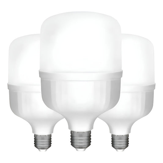 Pack X3 Ampolleta Led 38w Luz Fría Iliminación Intensa Fría