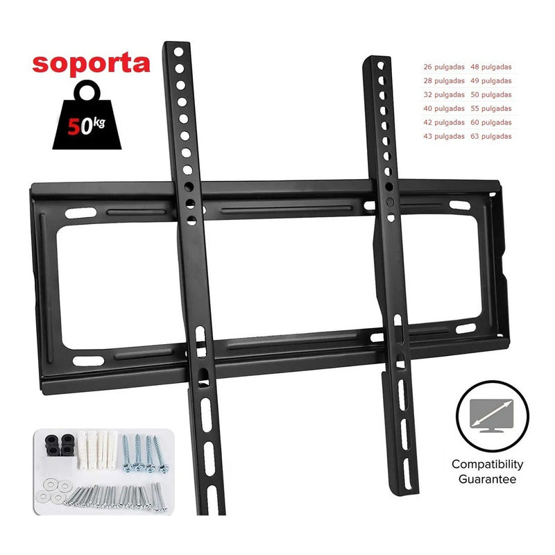 Base Soporte Para Tv De 26 28 32 40 42 43 48 49 50 55 60 63 Negro