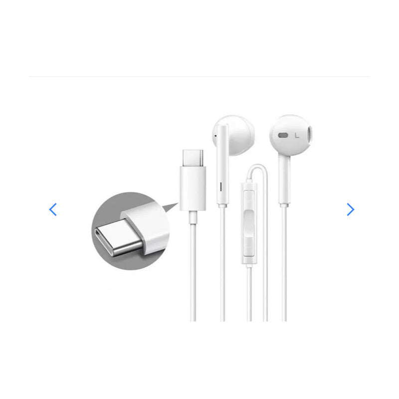 Audifonos Manos Libres Para Usb Tipo C Auriculares Cableados