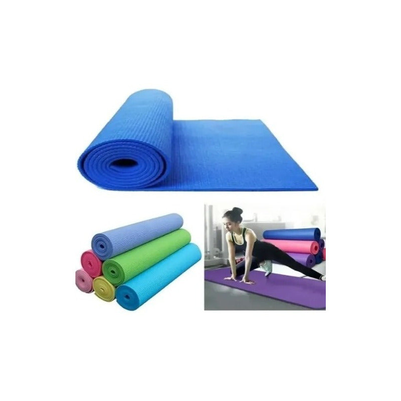 Mat De Yoga 4mm Ejercicios Yoga Fitness Deportes Gym En Casa
