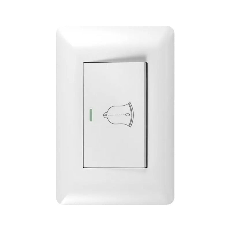 Pack X3  Pulsador Simple Timbre Interruptor 10a 250v  Blanco