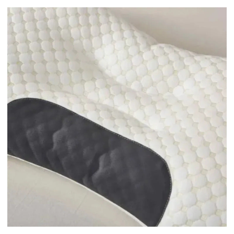 Almohada Ortopédica  Cervical Curva Cojín Libre Presión Blanco