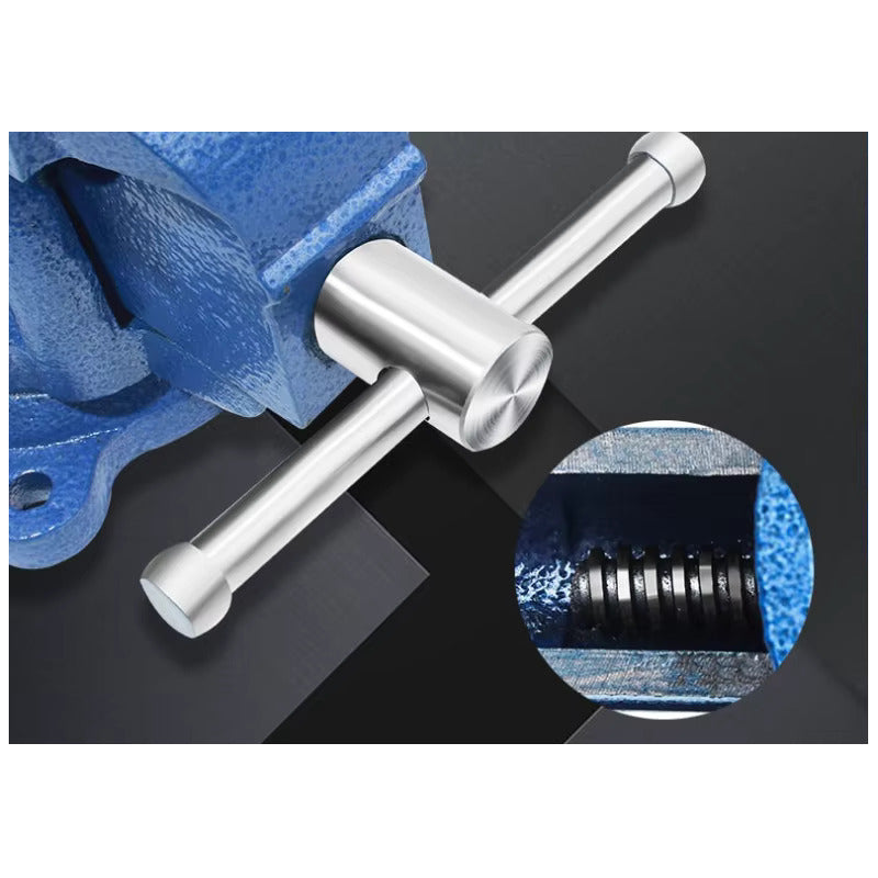 Banco Mecánico Tornillo De 5  Morsa Giratorio Yunque