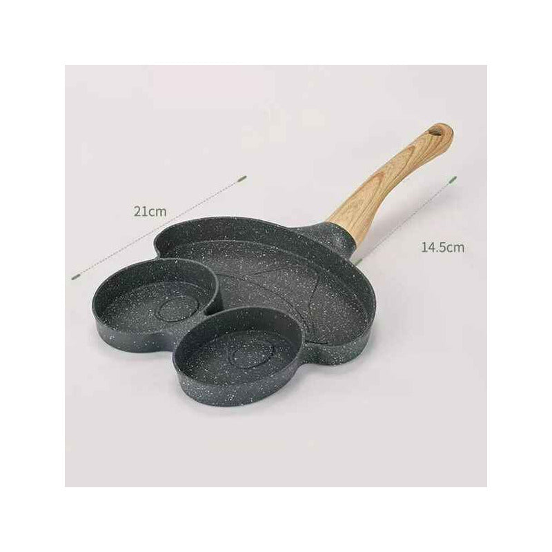 Sarten Multiuso Antihaderente Para Huevos Fritos Y Tortillas Gris