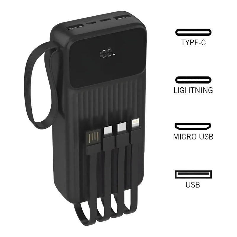 Batería Externa 30000 Mah Carga Rapida Power Bank