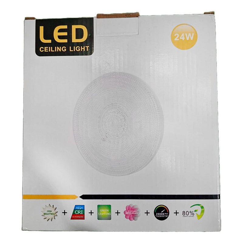 Ampolleta E27 Lampara De Techo 24w Fria-calida-neutro Variable