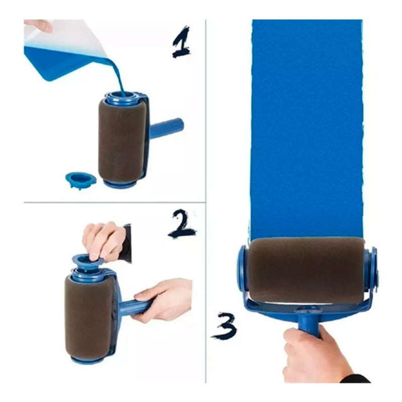 Set Rodillo Antiderrame Recargable Pintar Facil