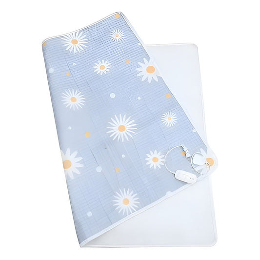 Cobertor Calienta Cama Eléctrico Ligero Calefactor  Gris Oscuro