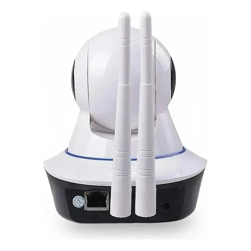 Pack X2 Camaras Vision Nocturna 360° Ip Wifi Hd Blanco