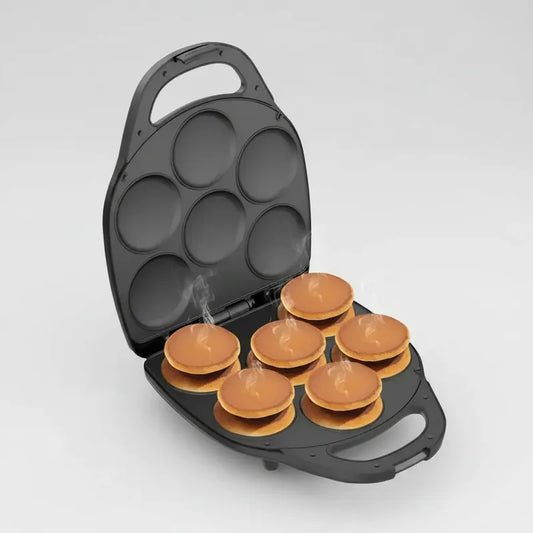 Maquina Para Arepas Mini Panqueques Muffins Huevos Pasteles Negro
