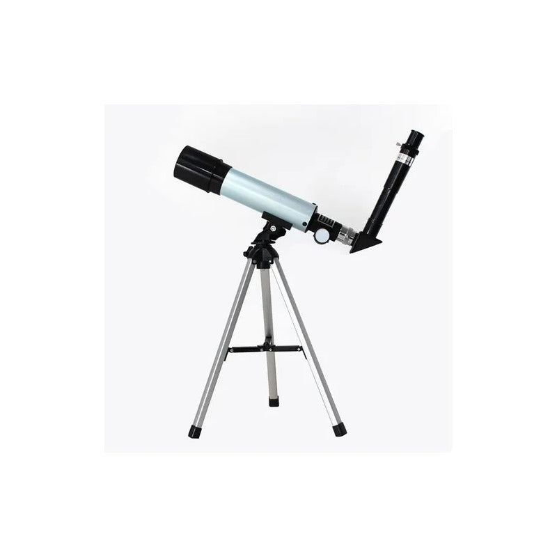 Telescopio Refractor Monoculo Telescopio Monocular Aprendiz Plateado