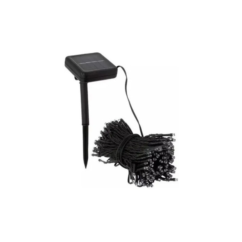 Luces Guirnalda Solar 100 Led Cálidas Cálido 10 Metros Ip66