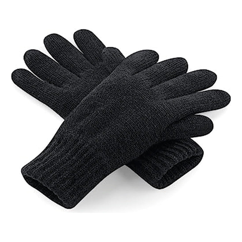 Guante Lana Térmico Para El Clima Frío Polar Colores Surtido Negro