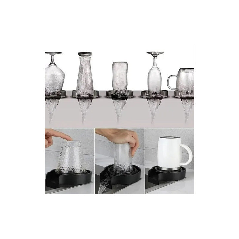 Lavador De Vasos Griferia Para Lavaplatos Automatico Cocina Negro