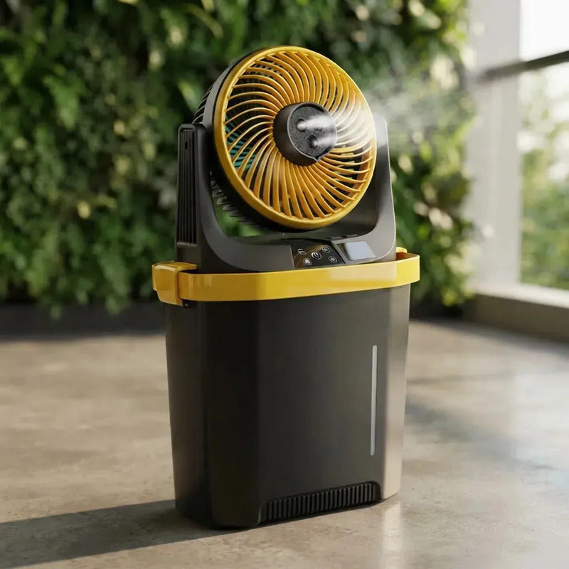 Ventilador Refrescante Portátil Recargable Nebulizador